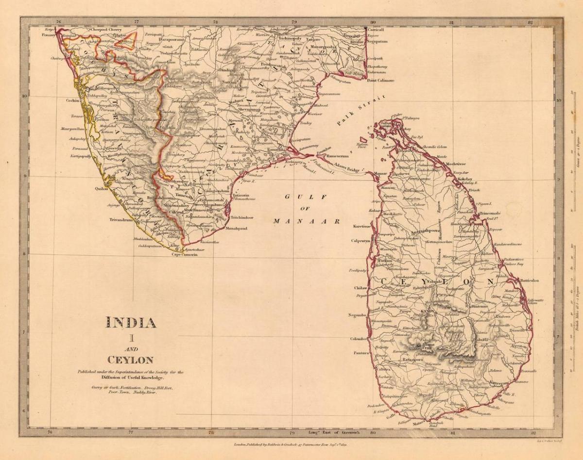 ਉਮਰ Ceylon ਨਕਸ਼ਾ