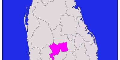 Kandy ਸ਼੍ਰੀ ਲੰਕਾ ਵਿੱਚ ਨਕਸ਼ਾ
