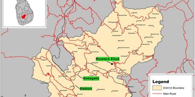 ਨਕਸ਼ਾ ਦੇ riverston ਸ਼੍ਰੀ ਲੰਕਾ